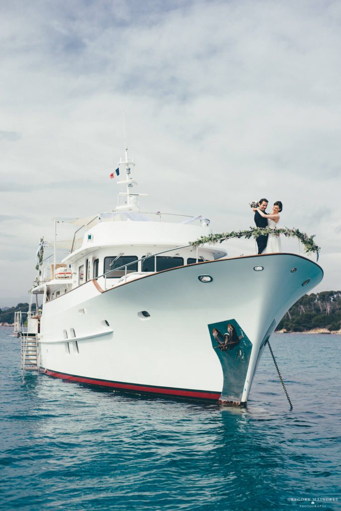 Mariage sur un yacht nadia fry